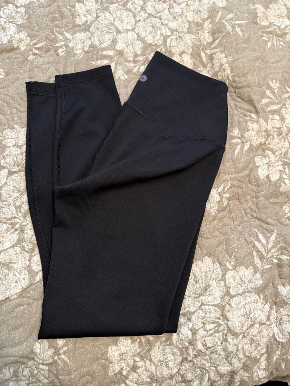 90 degree womens black embossed legging size S